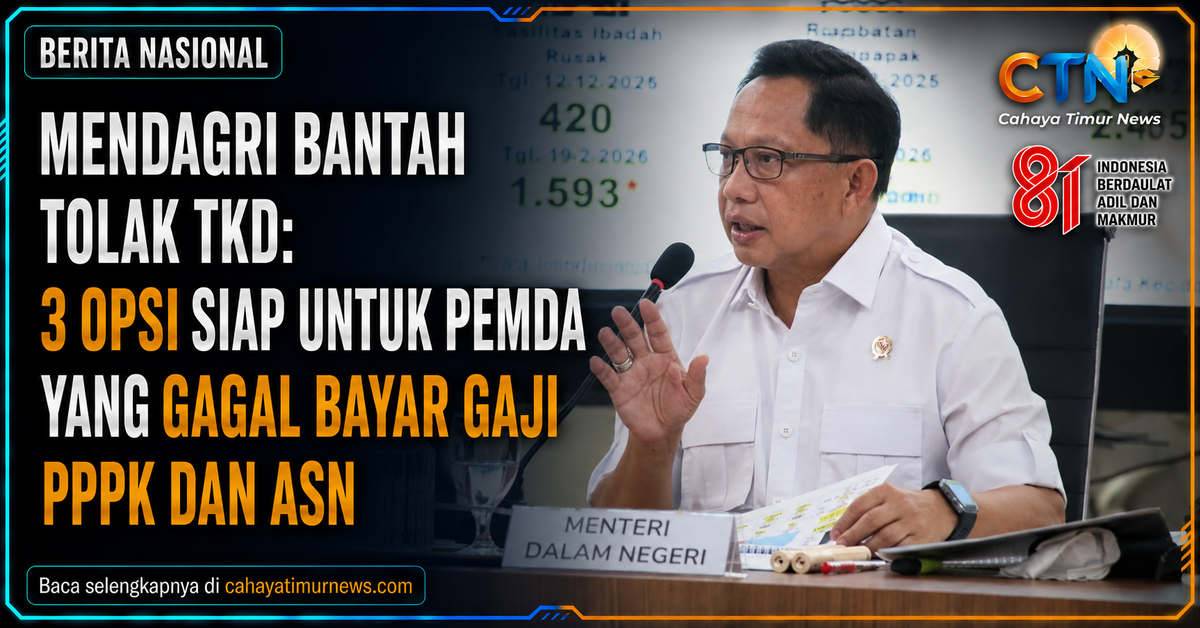 Mendagri Bantah Tolak TKD: 3 Opsi Siap untuk Pemda yang Gagal Bayar Gaji PPPK dan ASN