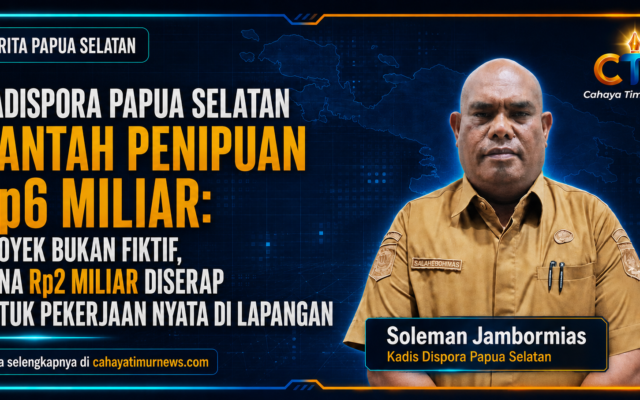 Kadispora Papua Selatan Bantah Penipuan Rp6 Miliar: Proyek Bukan Fiktif, Dana Rp2 Miliar Diserap untuk Pekerjaan Nyata di Lapangan