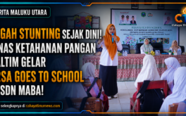 Cegah Stunting Sejak Dini! Dinas Ketahanan Pangan Haltim Gelar B2SA Goes to School di SDN Maba