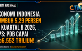 Judul: Ekonomi Indonesia Tumbuh 5,29 Persen di Kuartal II 2026, BPS: PDB Capai Rp6.552 Triliun!