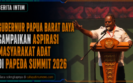 Gubernur Papua Barat Daya Sampaikan Aspirasi Masyarakat Adat di Papeda Summit 2026