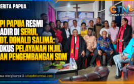 GPI Papua Resmi Hadir di Serui, Pdt. Donald Salima: Fokus Pelayanan Injil dan Pengembangan SDM