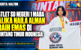 Atlet SD Negeri 1 Maba Alika Naila Alman Raih Emas di Bintang Timur Indonesia