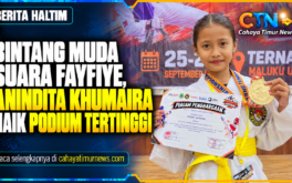 Bintang Muda Suara Fayfiye, Anindita Khumaira Naik Podium Tertinggi