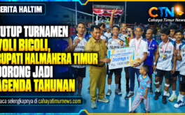 Tutup Turnamen Voli Bicoli, Bupati Halmahera Timur Dorong Jadi Agenda Tahunan