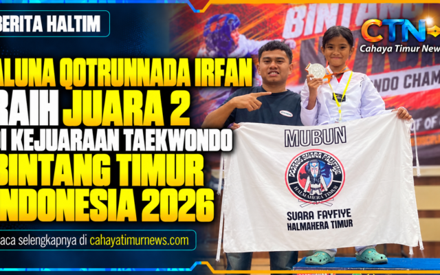 Aluna Qotrunnada Irfan Raih Juara 2 di Kejuaraan Taekwondo Bintang Timur Indonesia 2026